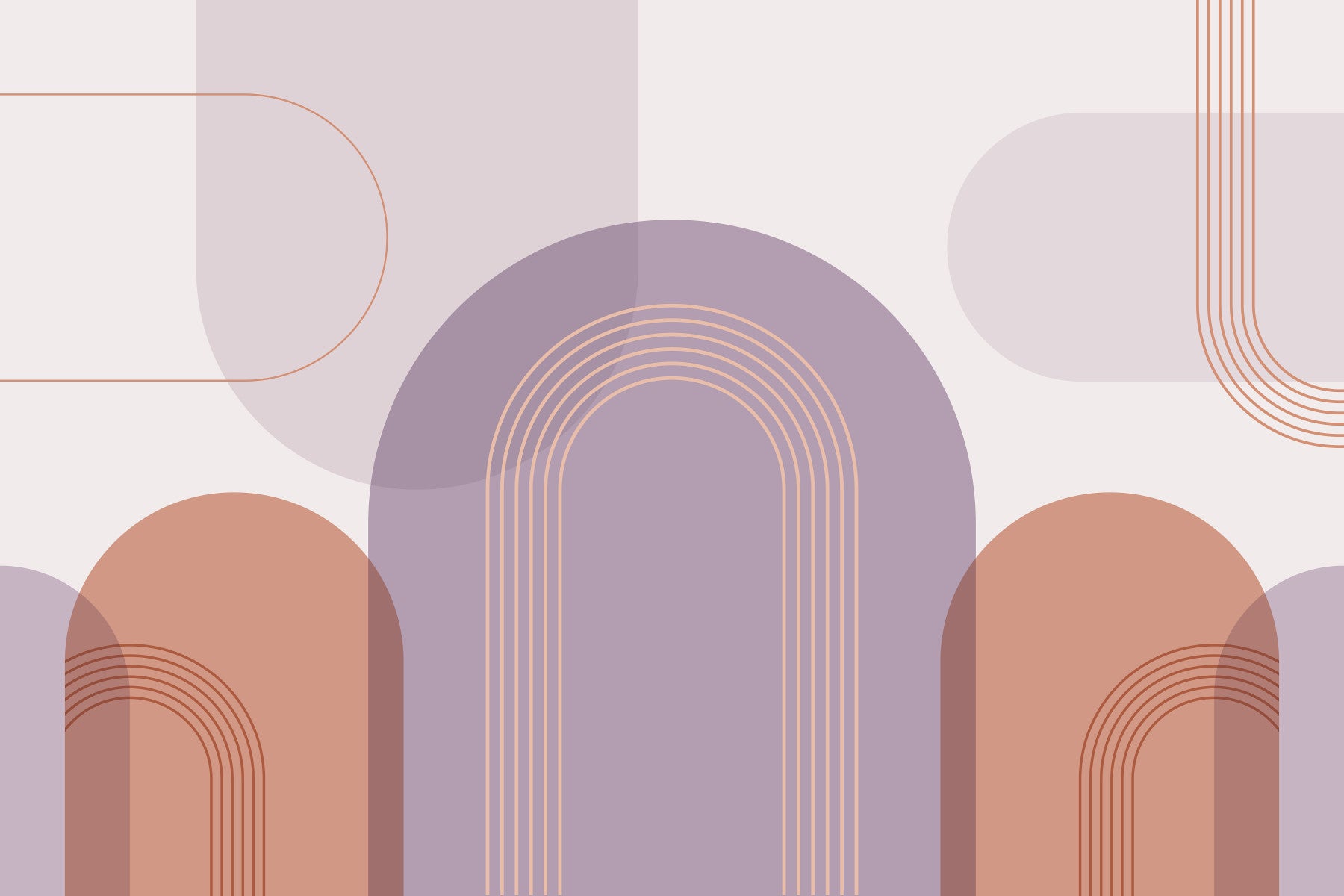 Chic Archway Vibes Wall Mural