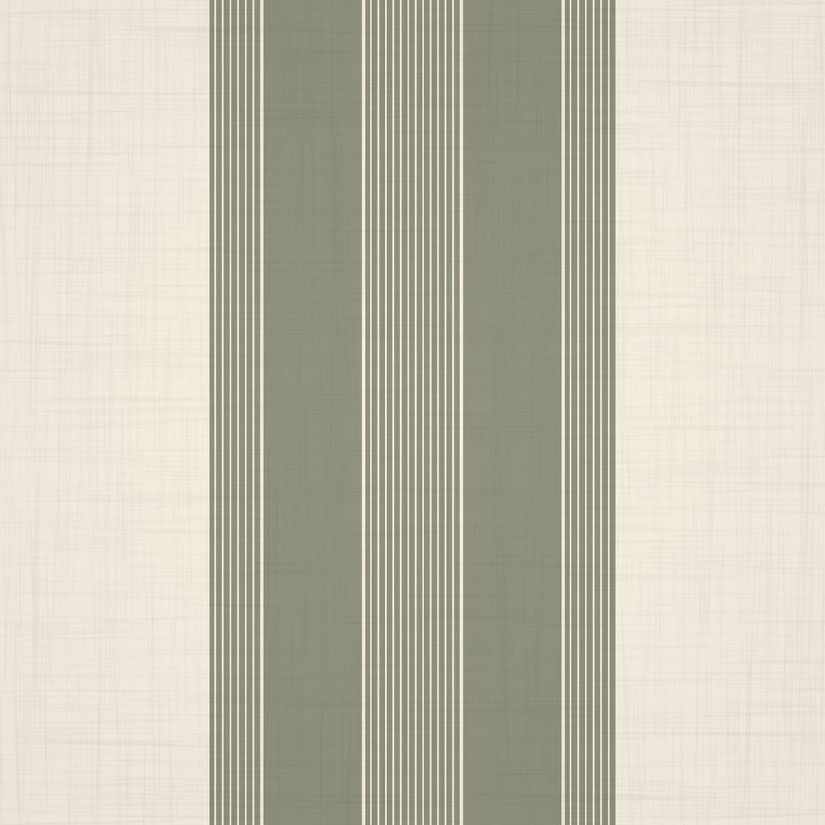 Classic Multiline Stripes Deep Olive Wallpaper⁠