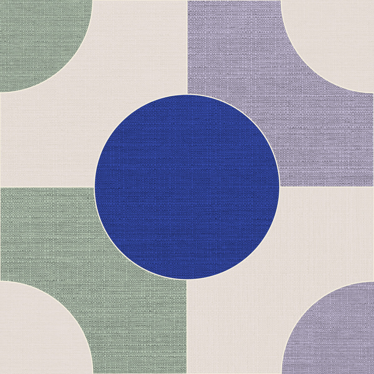 Blue Circle Canvas Wallpaper⁠