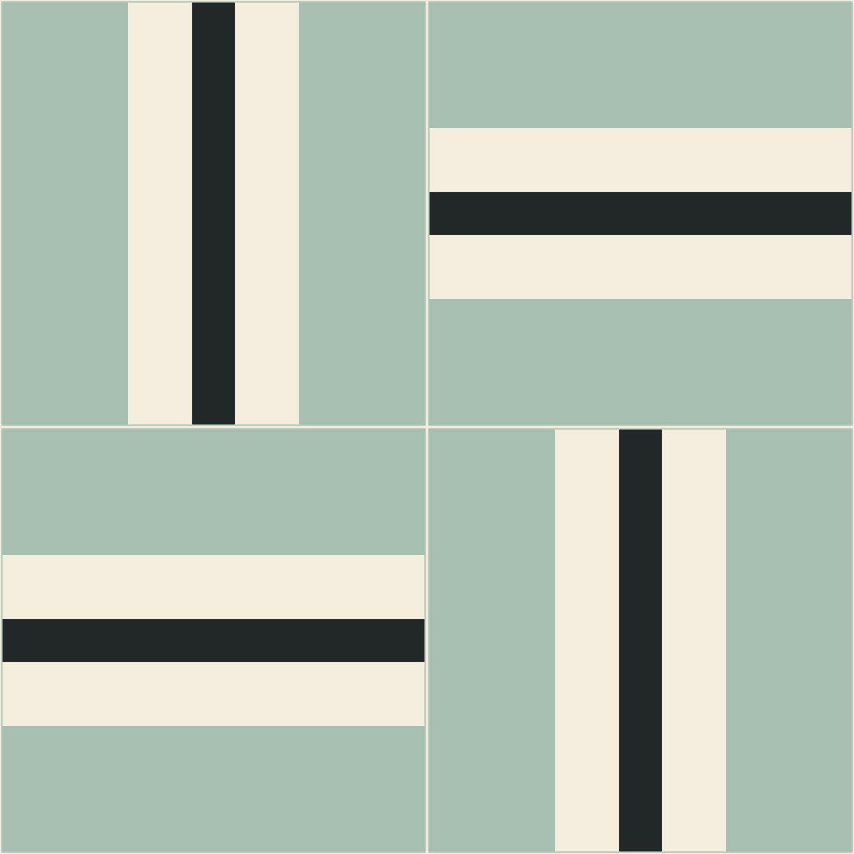 Serene Stripes Wallpaper⁠ in your room — zoomed