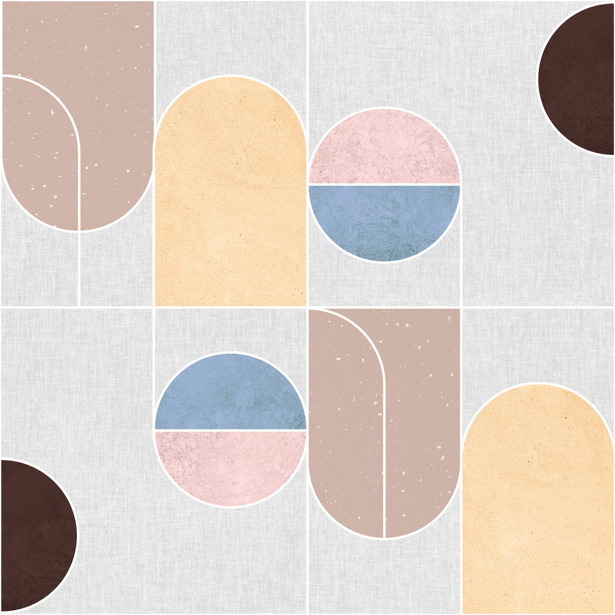 Serene Geometry Wallpaper⁠ in your room