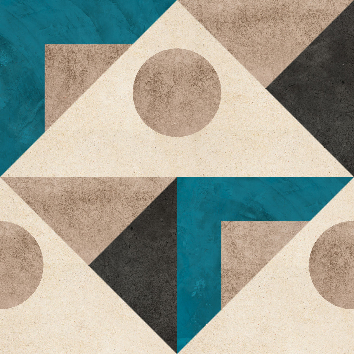 Geometric Terrazzo Wallpaper⁠ in your room