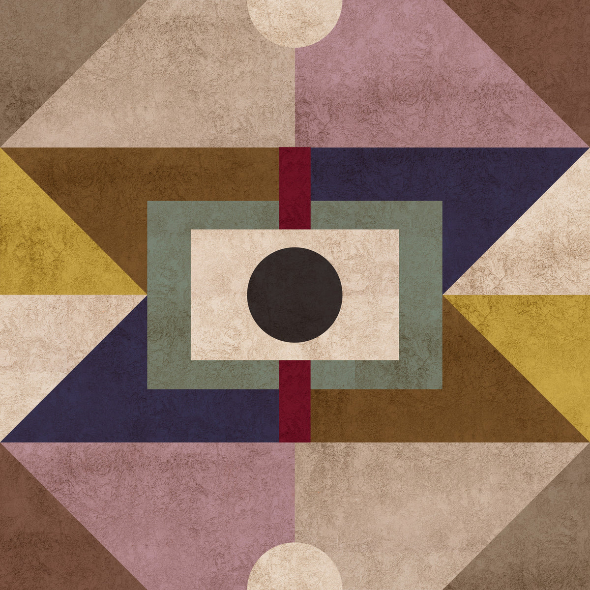 Earthy Abstract Wallpaper⁠ in your room — zoomed