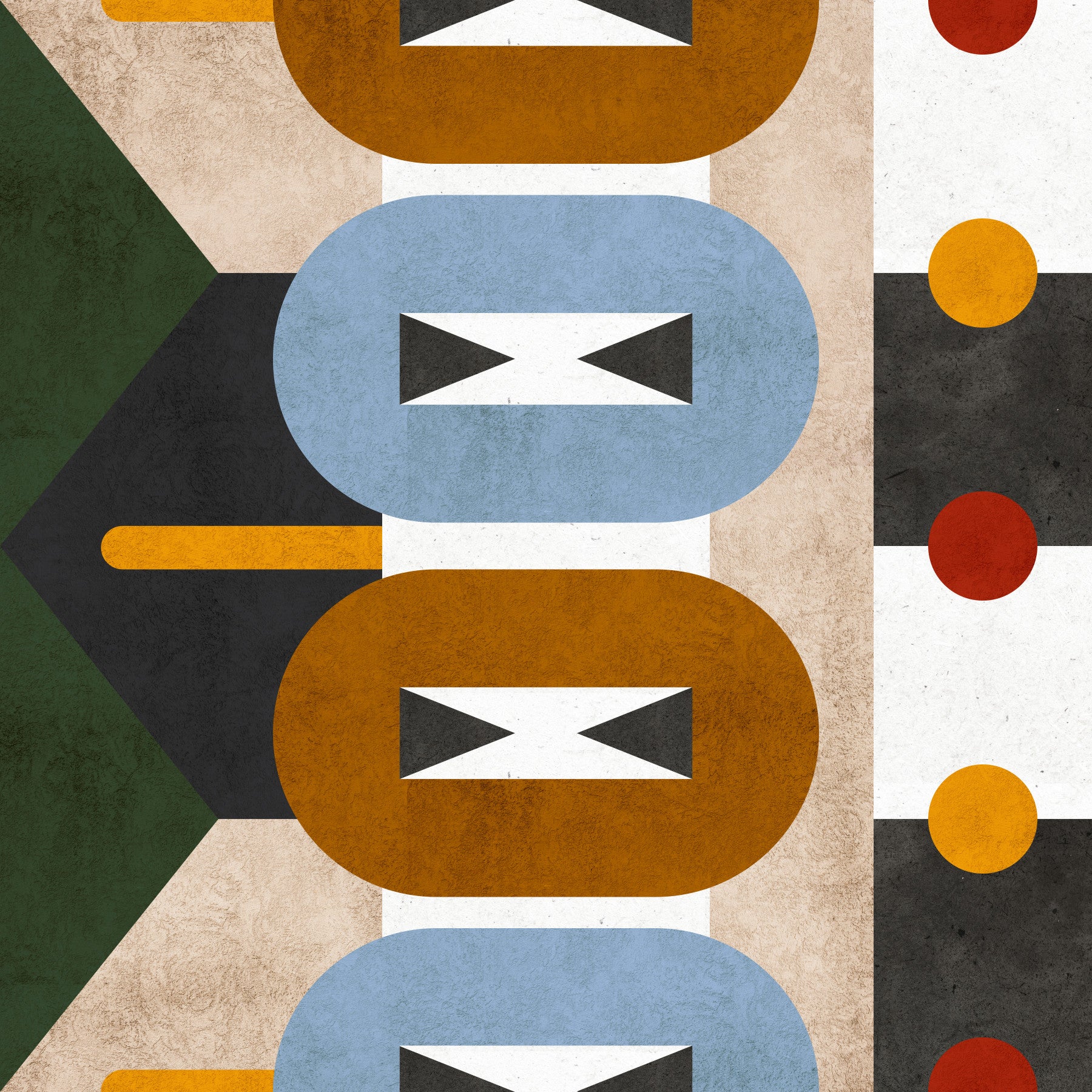 Earthy Geometric Abstractions Wallpaper⁠ in your room — zoomed