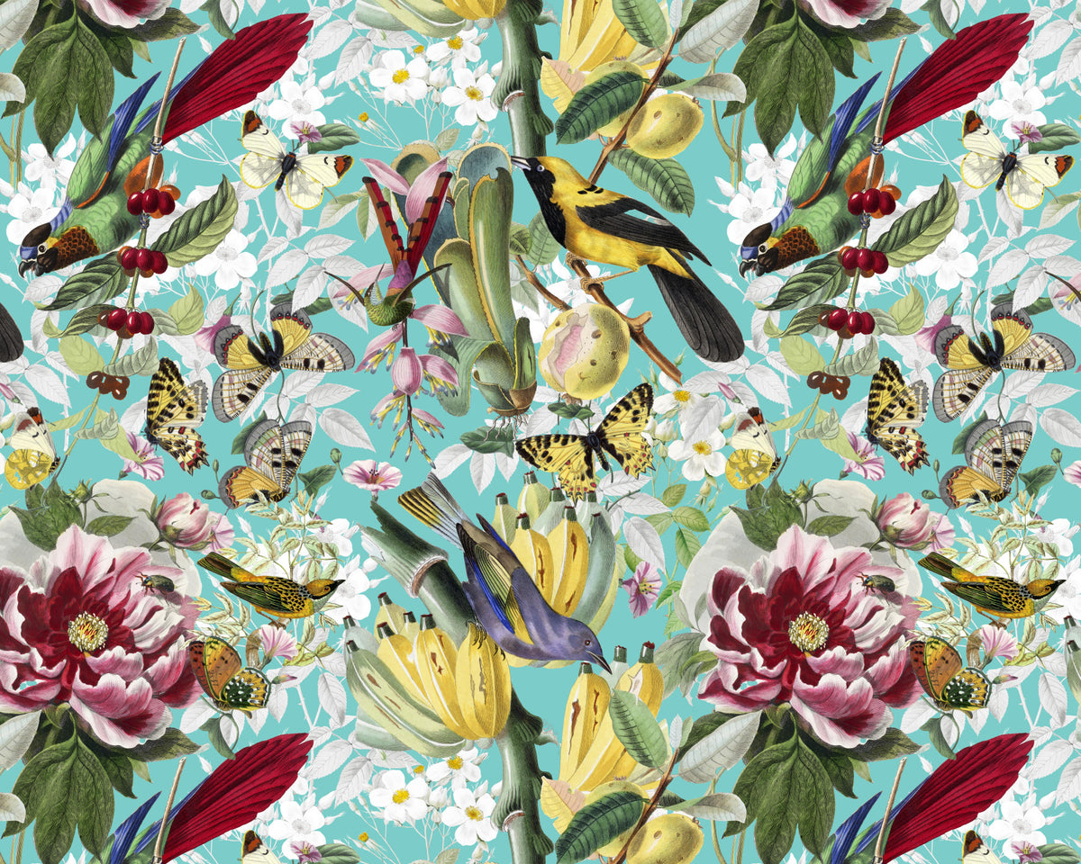 Arcano Viridarium Wall Mural in your room — zoomed