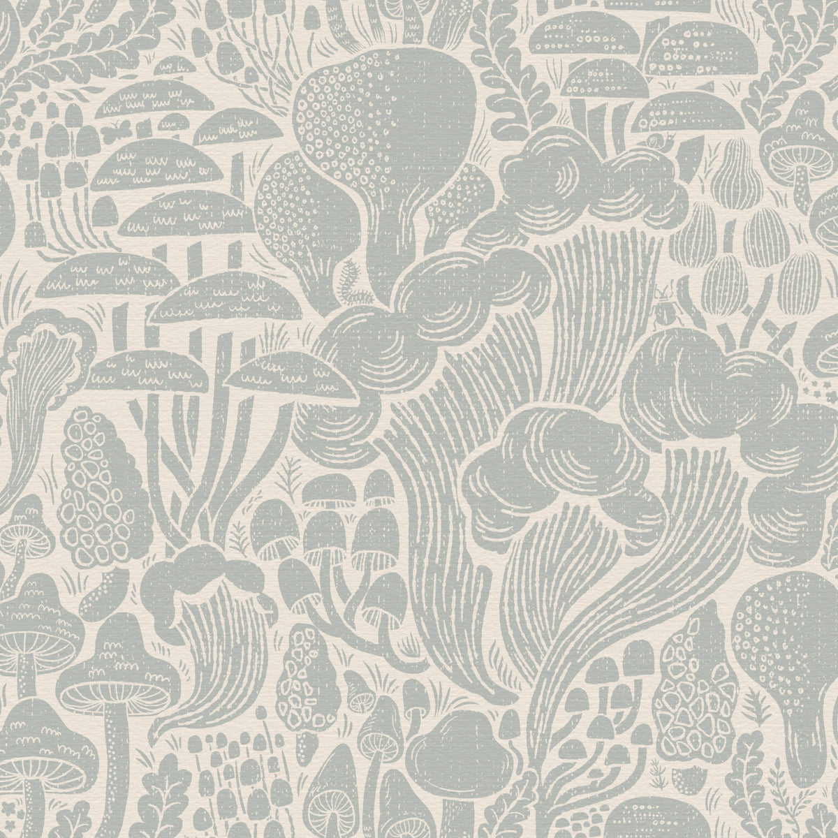 Sten Fungi Forest Silhouettes Wallpaper⁠ in your room — zoomed