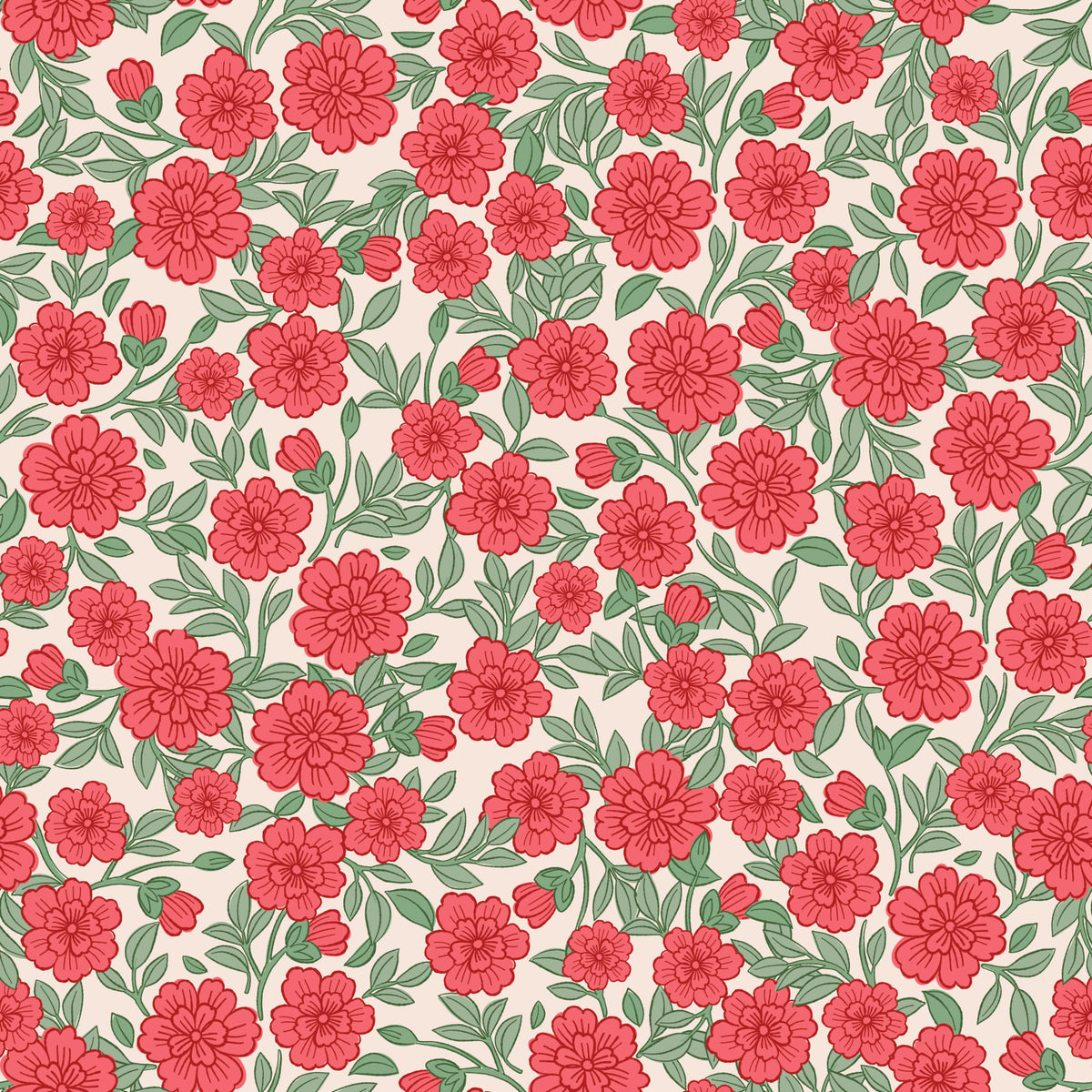 Juno Welcoming Walls Ditsy Pink Floral Wallpaper⁠ in your room