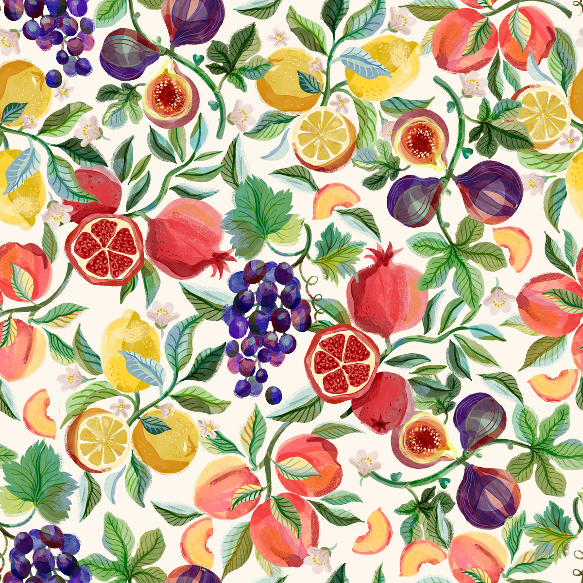 Mediterranean Fruit Wallpaper⁠ in your room