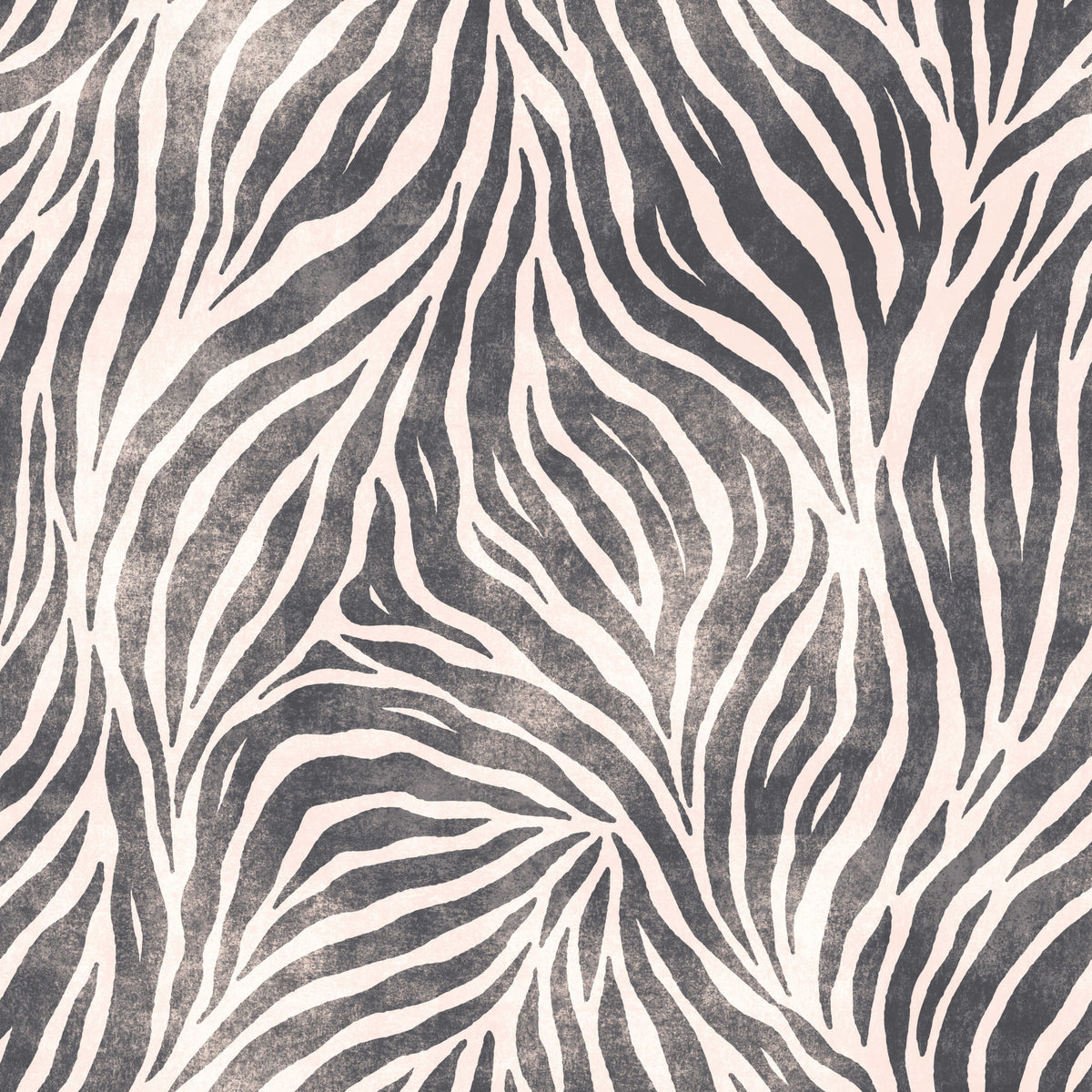 Mono Textured Boho Zebra Print Wallpaper⁠ in your room