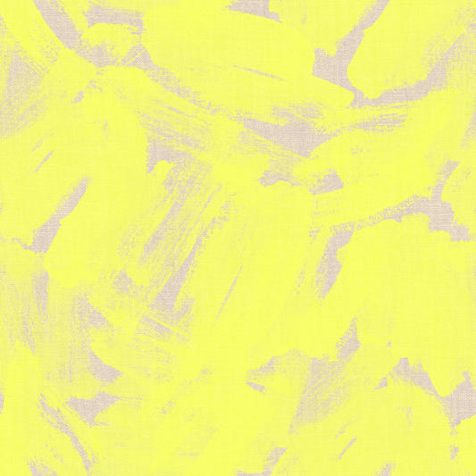 Neon Yellow  Abstract Brushstroke Wallpaper⁠