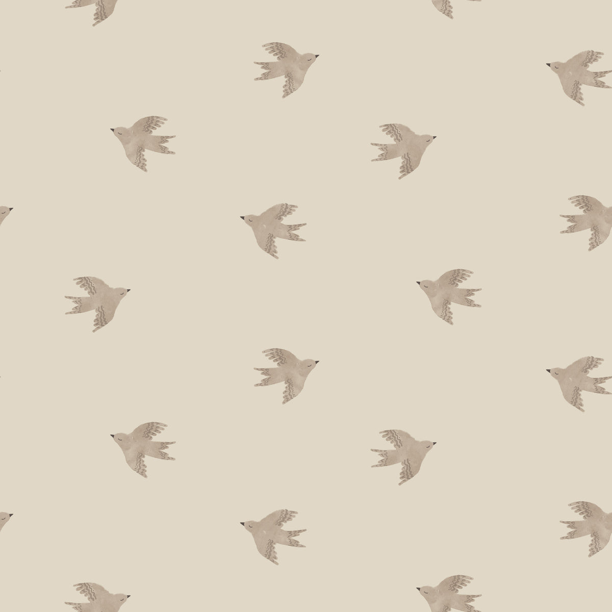 Dreamy Birds Summer Sand Wallpaper⁠