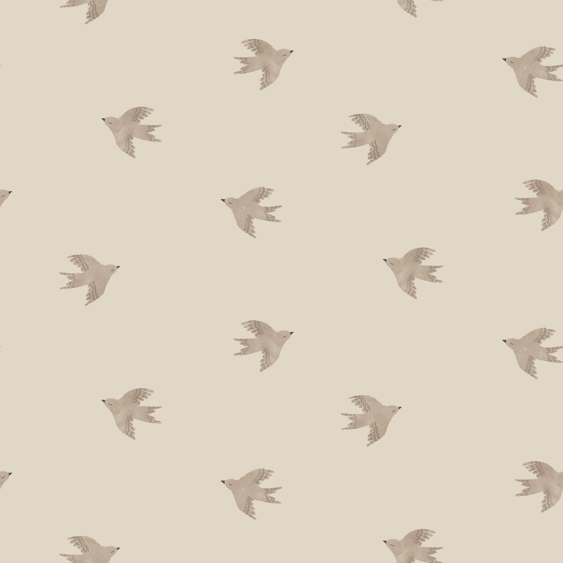 Dreamy Birds Summer Sand Wallpaper⁠