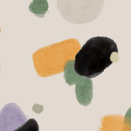 Clam Tone Composition Wall Mural