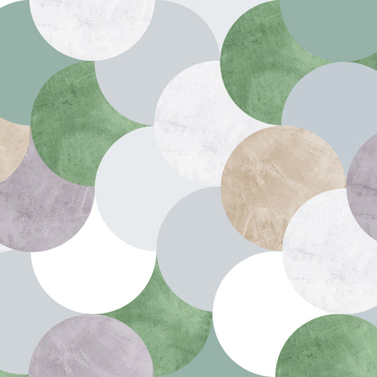 Circle Geometric Art Wall Mural