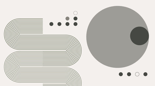 Grey Tones Retro Wall Mural