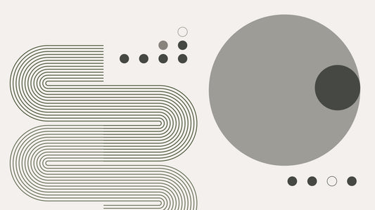 Grey Tones Retro Wall Mural