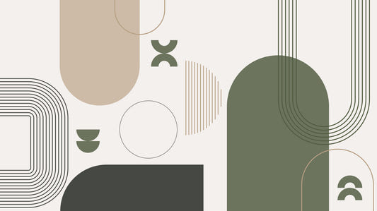 Minimalist Retro Vibe Wall Mural