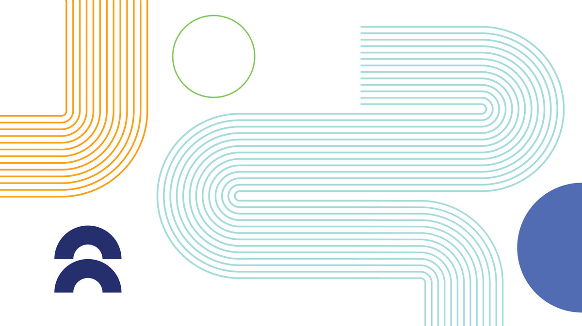 Minimalist Geometric Flow Wall Mural in your room — zoomed