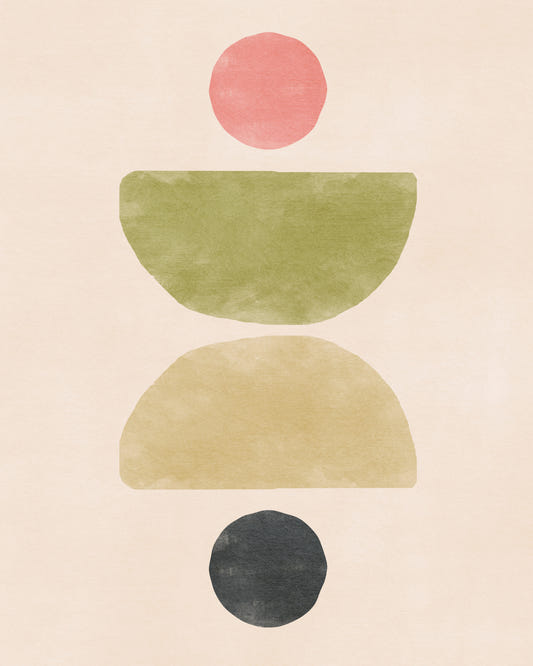 Balanced Hues Wall Mural