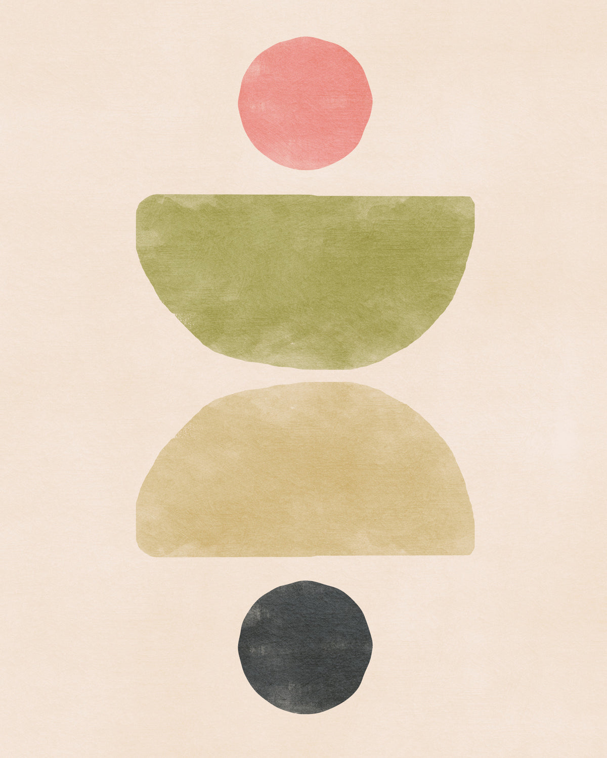 Balanced Hues Wall Mural in your room