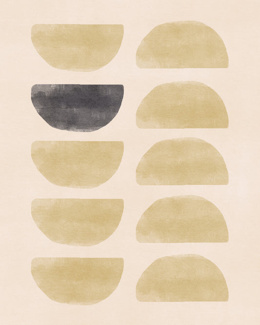 Beige Bliss: Abstract Harmony Wall Mural