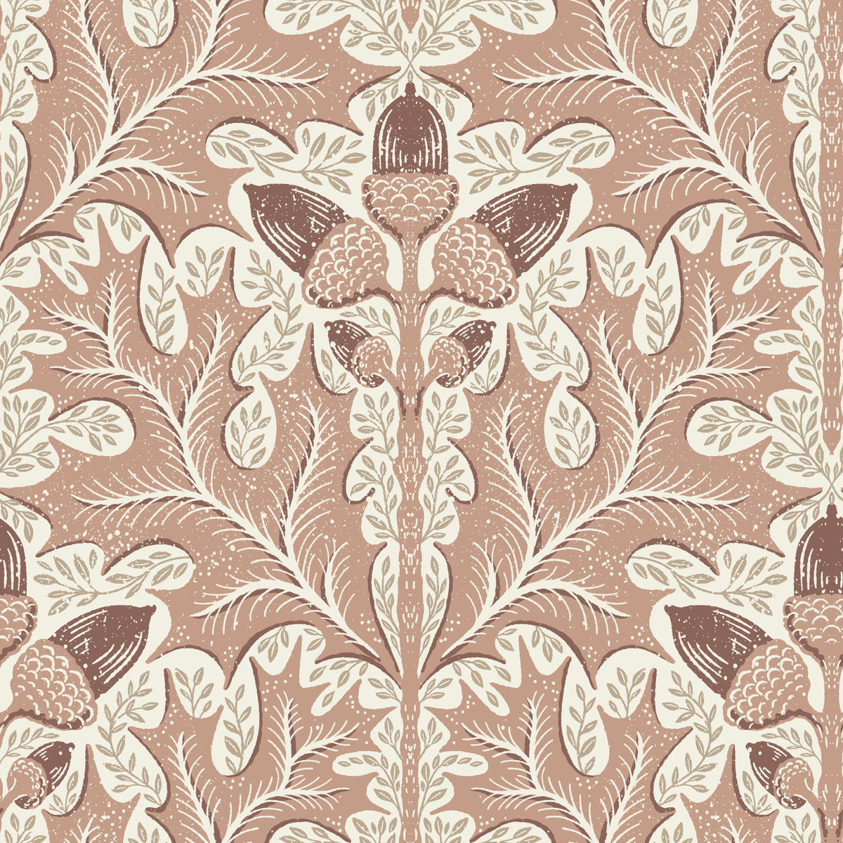 Red Oak Damask-05 Wallpaper⁠ in your room — zoomed