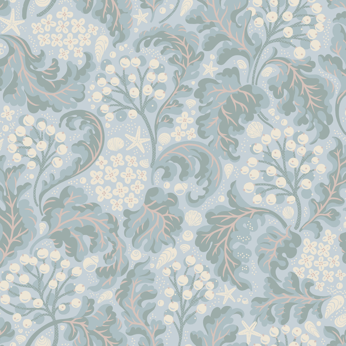 Sea Kale - Baby Blue Wallpaper⁠ in your room