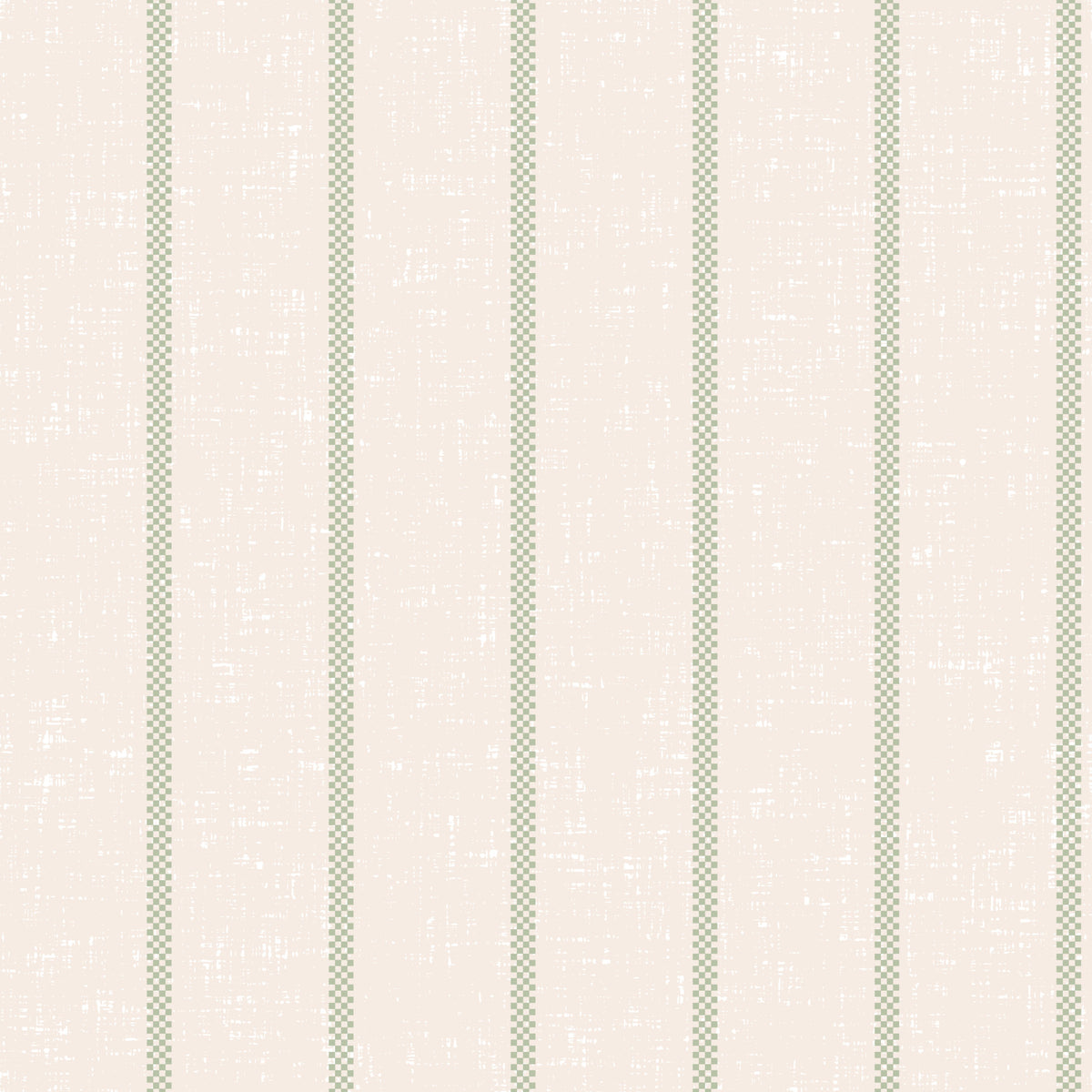 Tea Towel Stripe - Green Wallpaper⁠ in your room — zoomed
