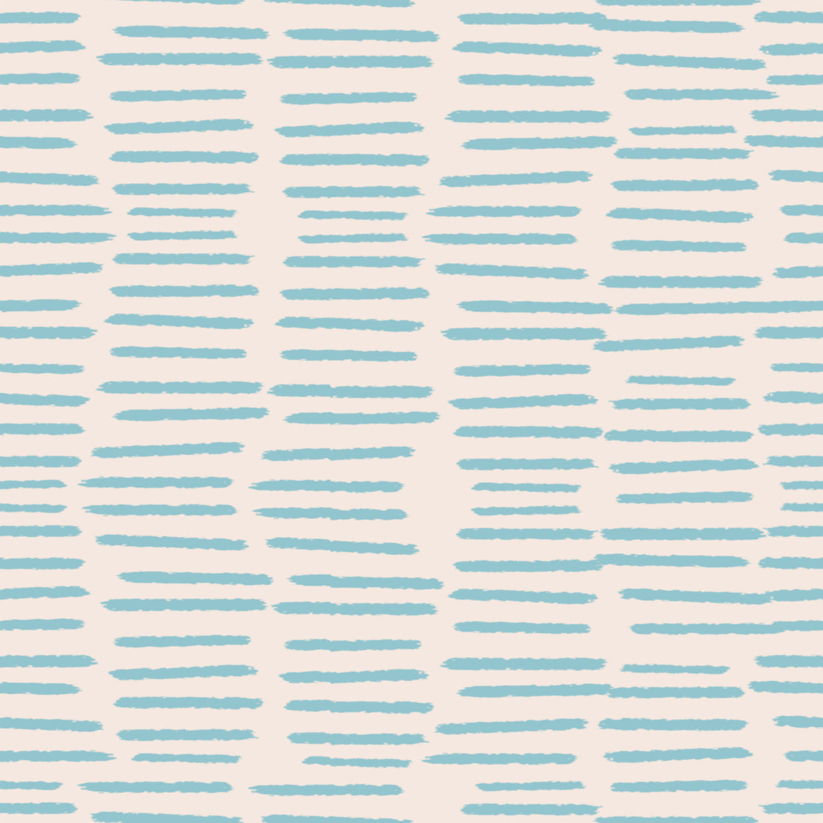 Organic Brush Strokes Pattern - Minimalist Boho Stripes Baby Blue  Wallpaper⁠
