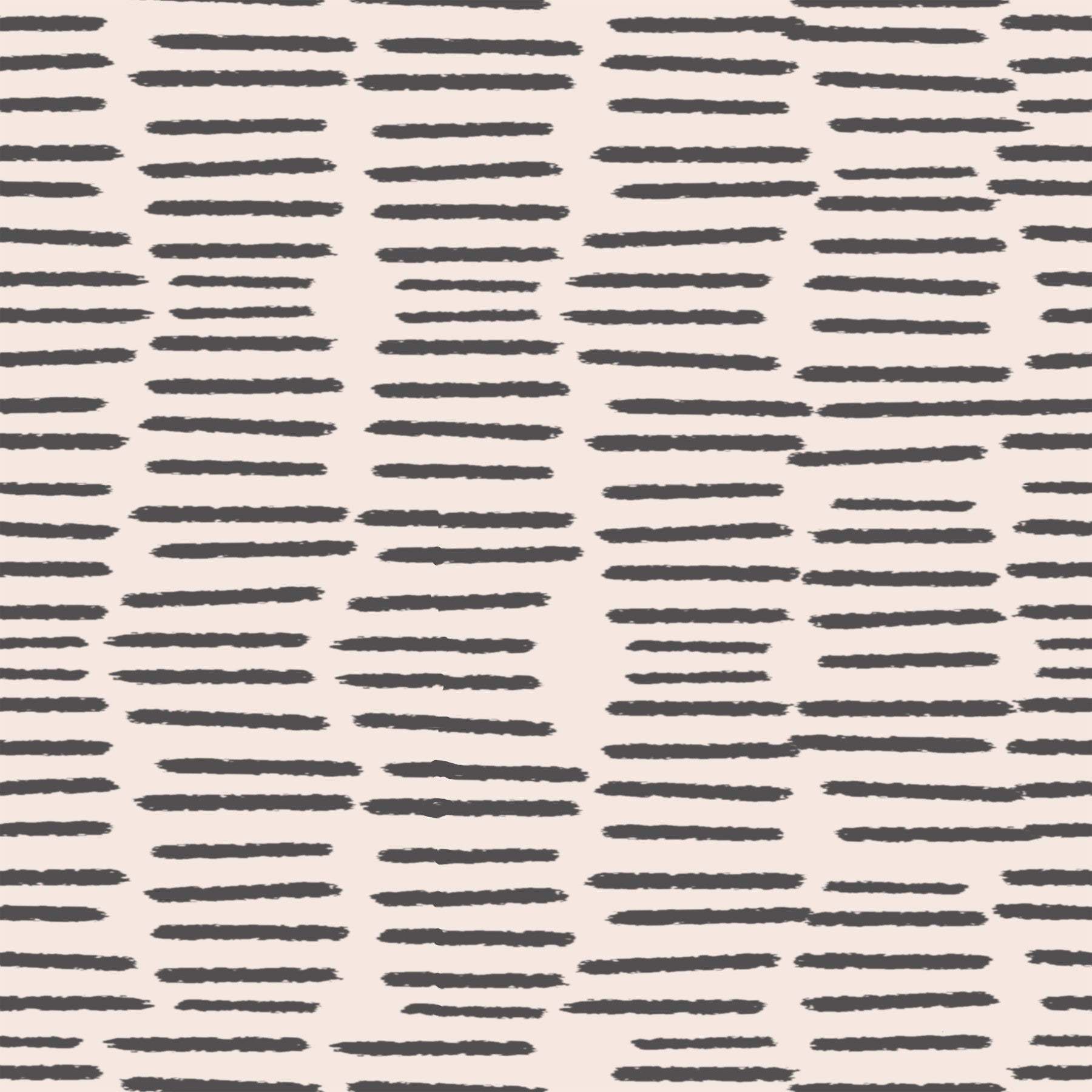 Organic Brush Strokes Pattern - Minimalist Boho Stripes Charcoal  Wallpaper⁠