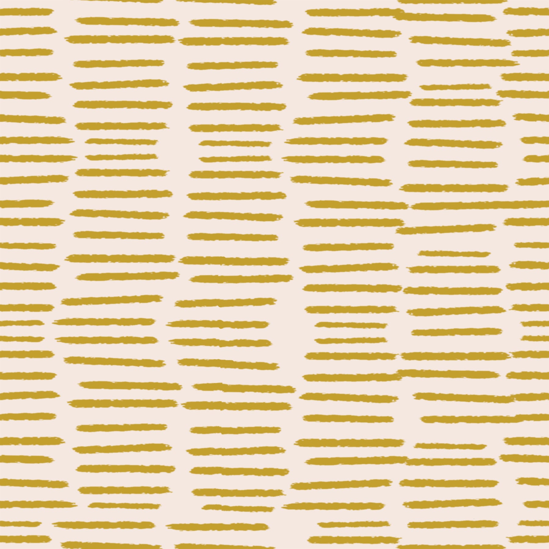Organic Brush Strokes Pattern - Minimalist Boho Stripes Mustard Yellow  Wallpaper⁠ in your room — zoomed