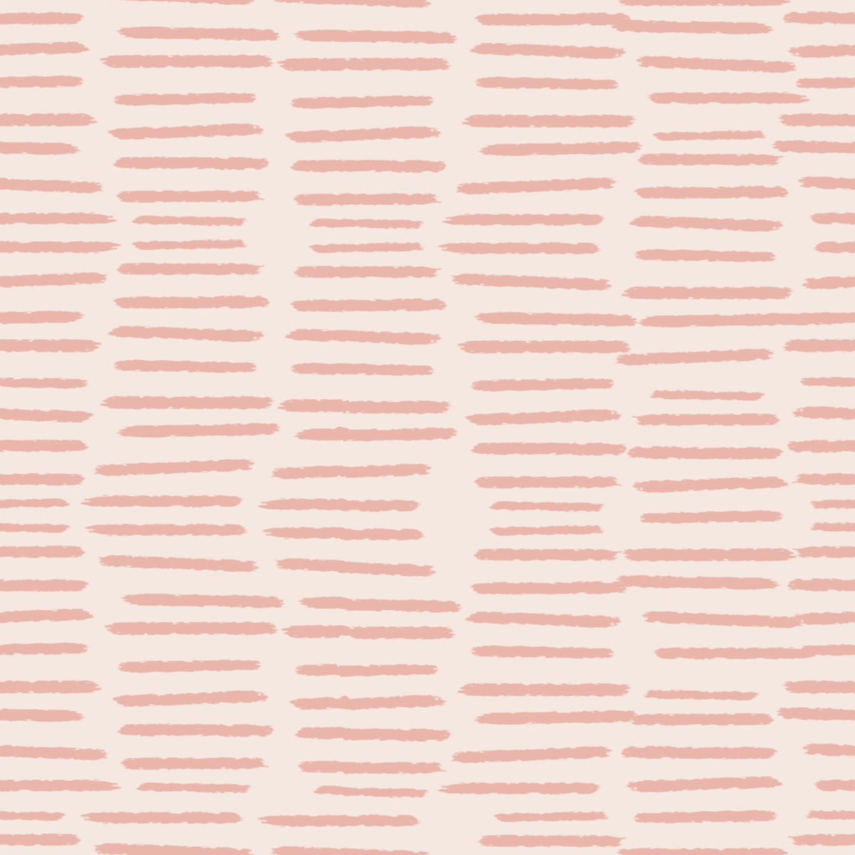 Organic Brush Strokes Pattern - Minimalist Boho Stripes Pink  Wallpaper⁠ in your room