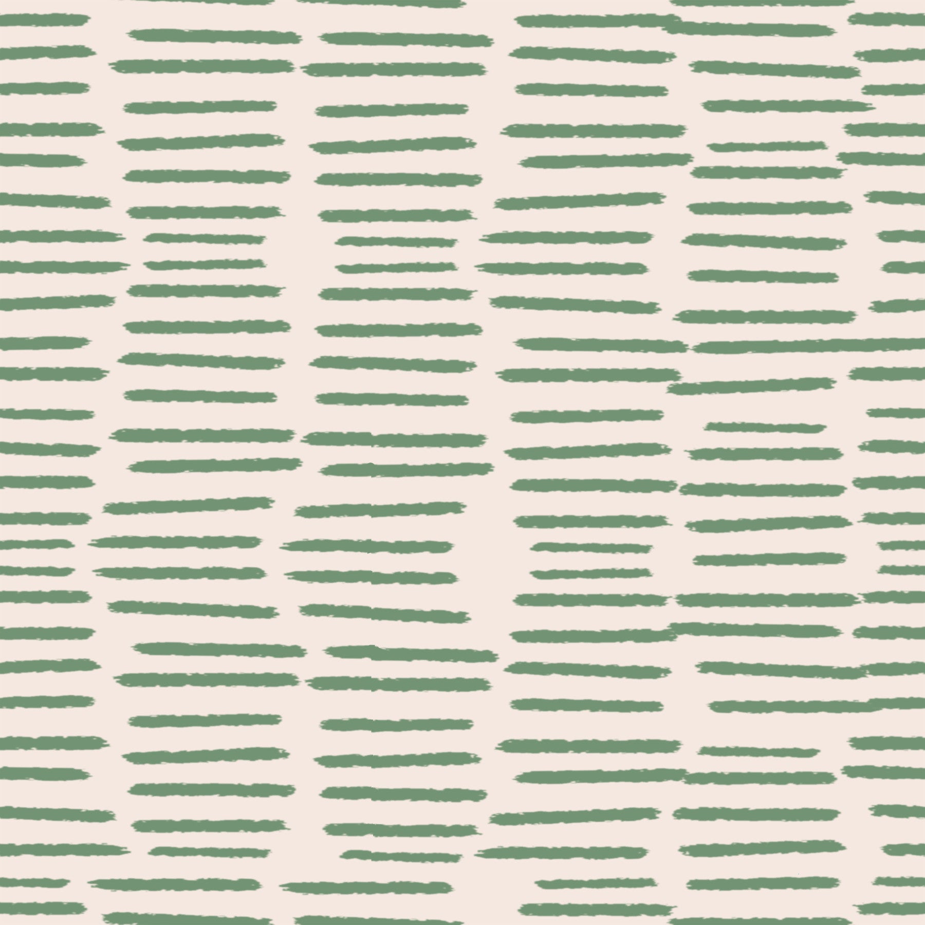 Organic Brush Strokes Pattern - Minimalist Boho Stripes Sage Wallpaper⁠