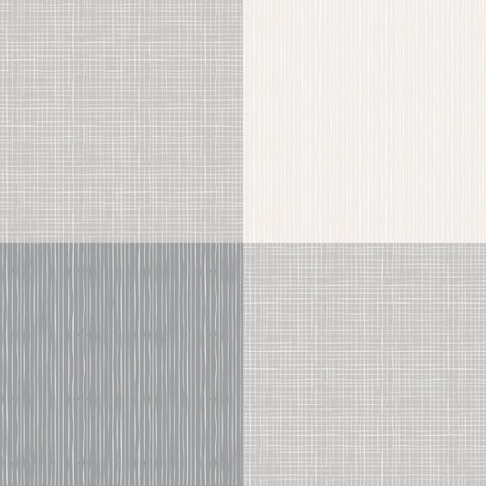 Rustic Buffalo Plaid Gray  Wallpaper⁠
