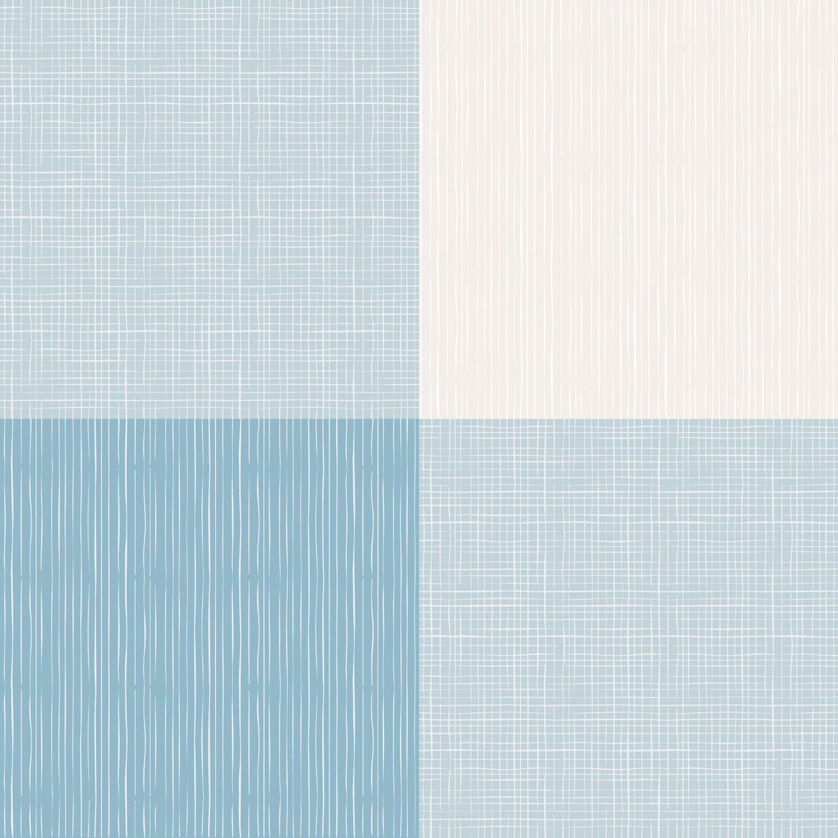 Rustic Buffalo Plaid Light Blue Wallpaper⁠ in your room