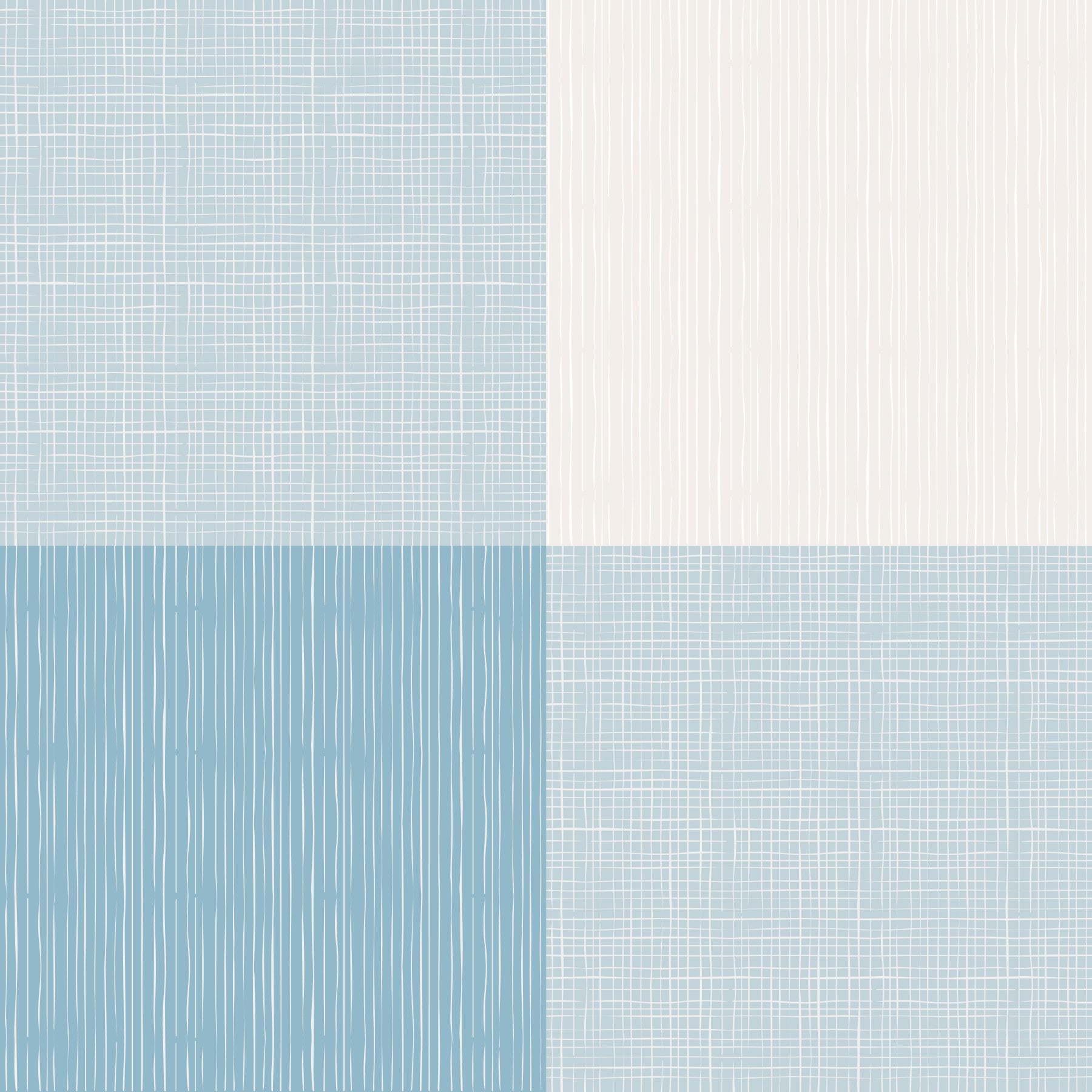 Rustic Buffalo Plaid Light Blue Wallpaper⁠ in your room — zoomed