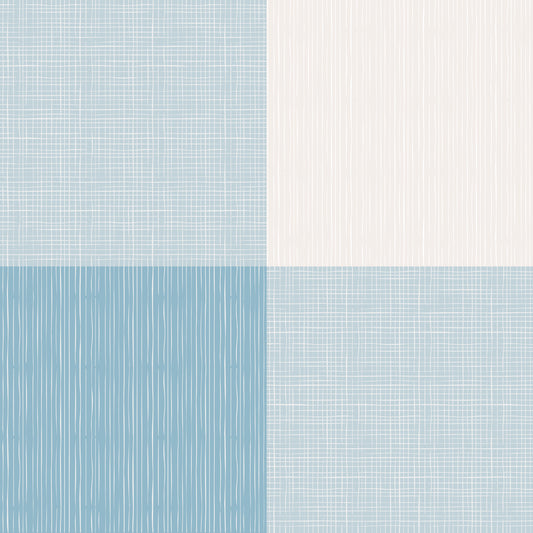 Rustic Buffalo Plaid Light Blue Wallpaper⁠