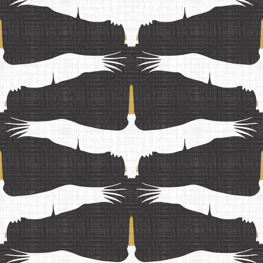 Rustic Spoonbill Flock Gray Wallpaper⁠