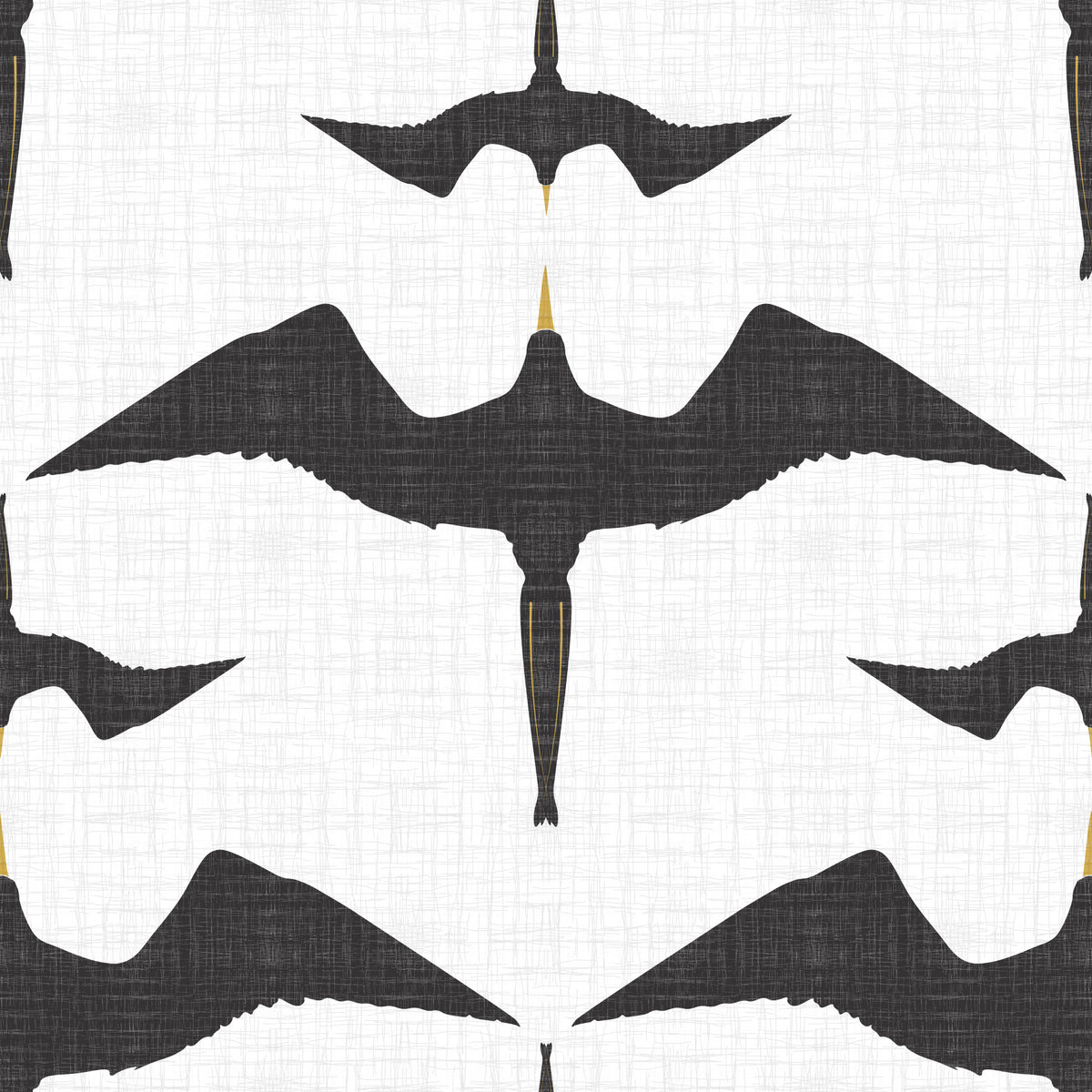 Rustic Frigate Flock White Wallpaper⁠