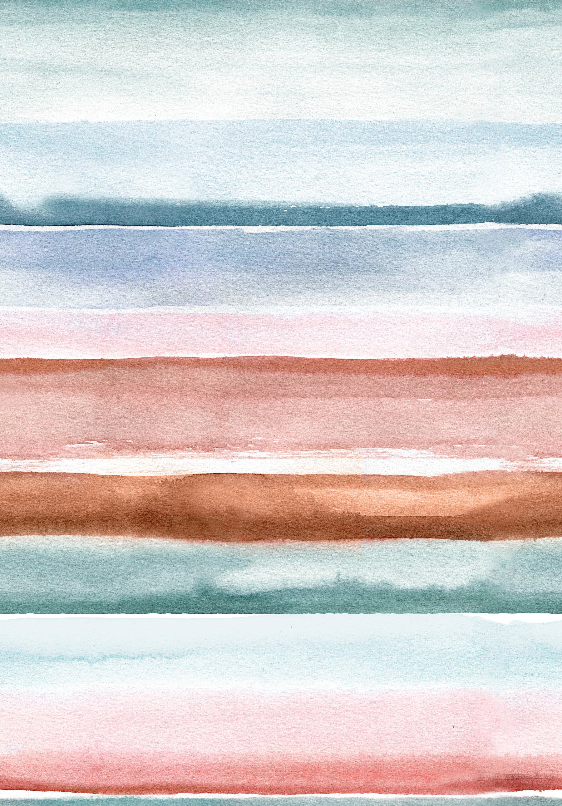 Abstract Relaxing Stripes Wall Mural