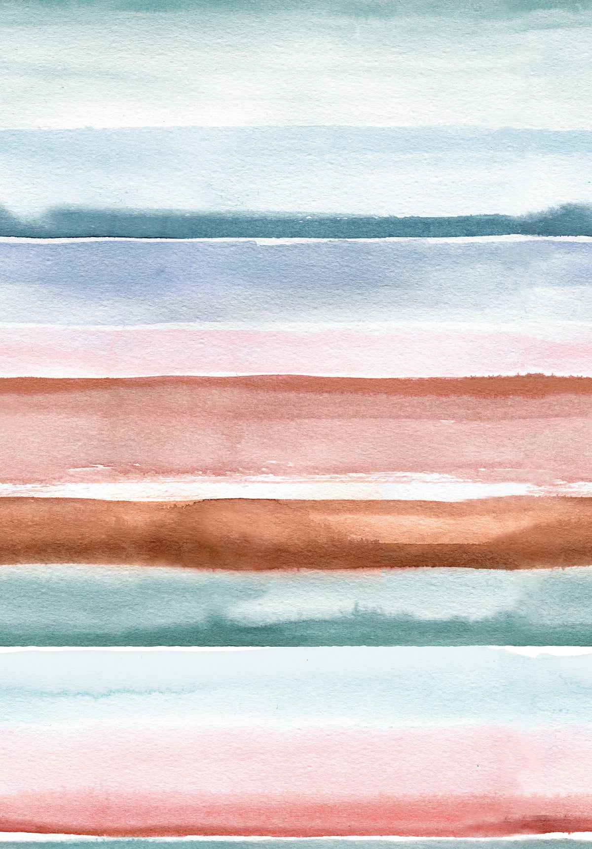 Abstract Relaxing Stripes Wall Mural in your room — zoomed