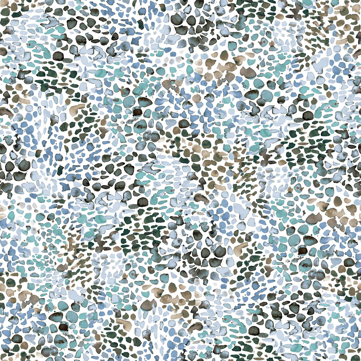 Blue Abstract Watercolor Wallpaper⁠