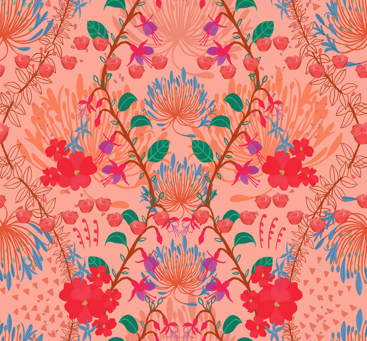 Indian Summer Wallpaper⁠ in your room — zoomed