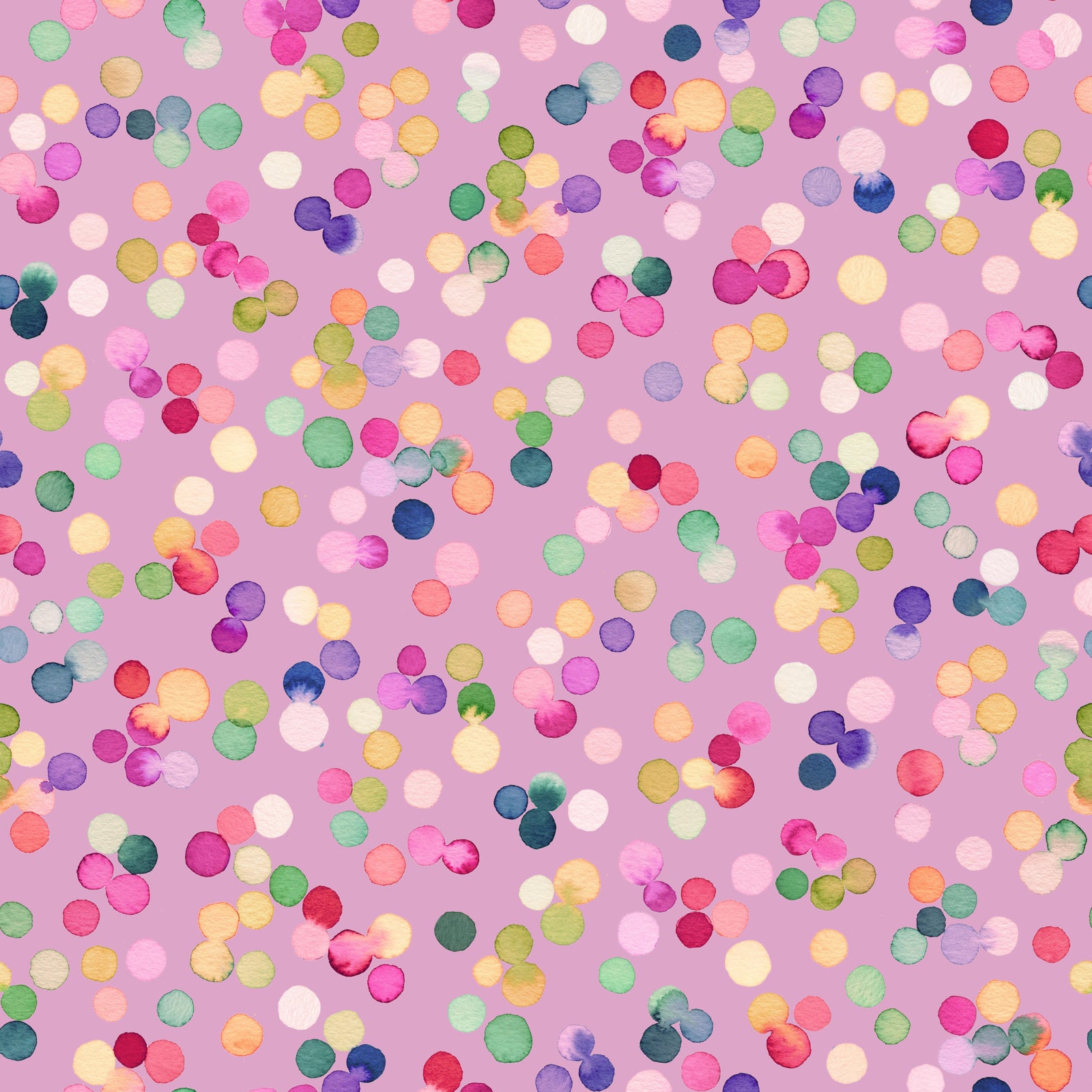 Confetti Festive Colorful Dots Pink Wallpaper⁠ in your room