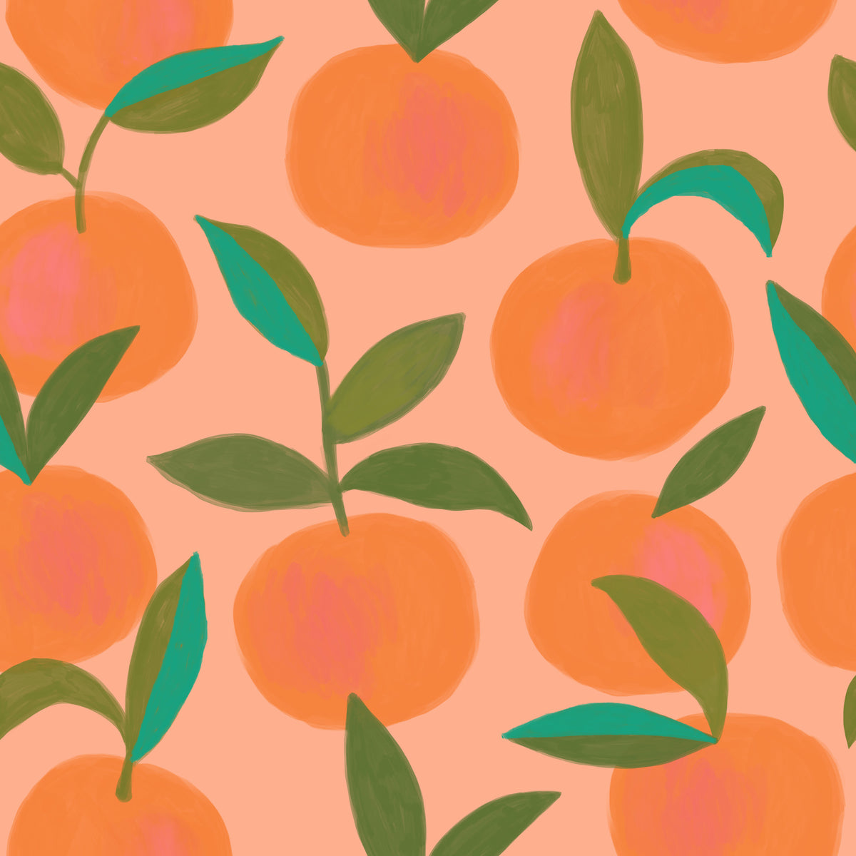 Orange Grove Wallpaper⁠ in your room — zoomed