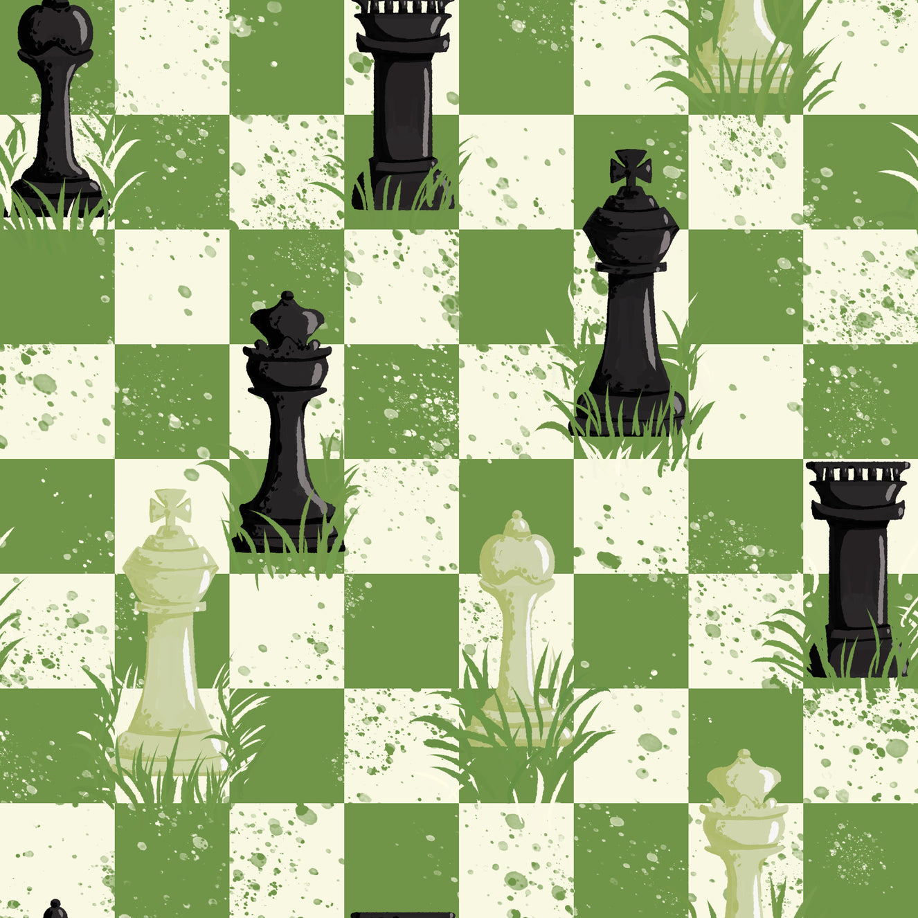 Outdoor Chess - Green Wallpaper⁠
