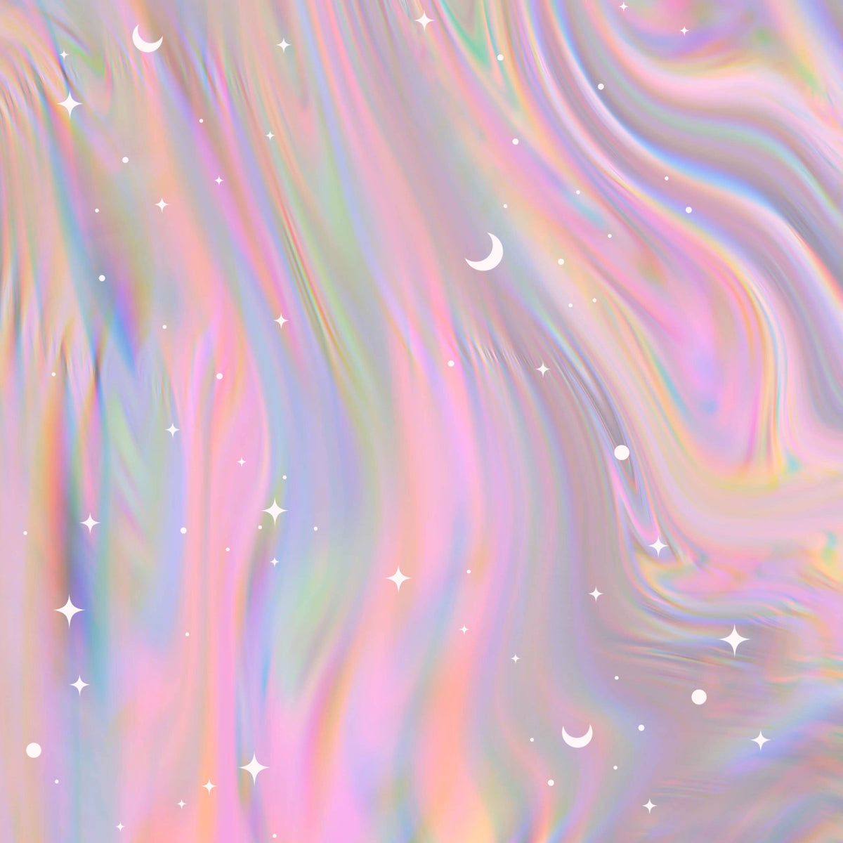 Iridescent Motiv Wall Mural in your room — zoomed