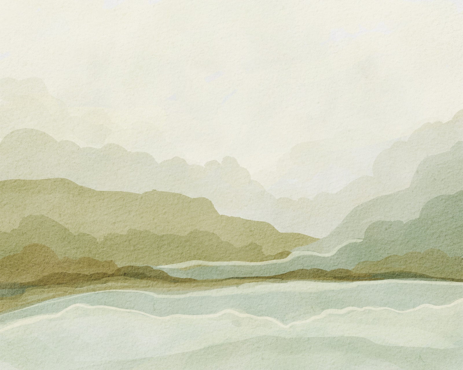 Misty Mountain Majesty Wall Mural