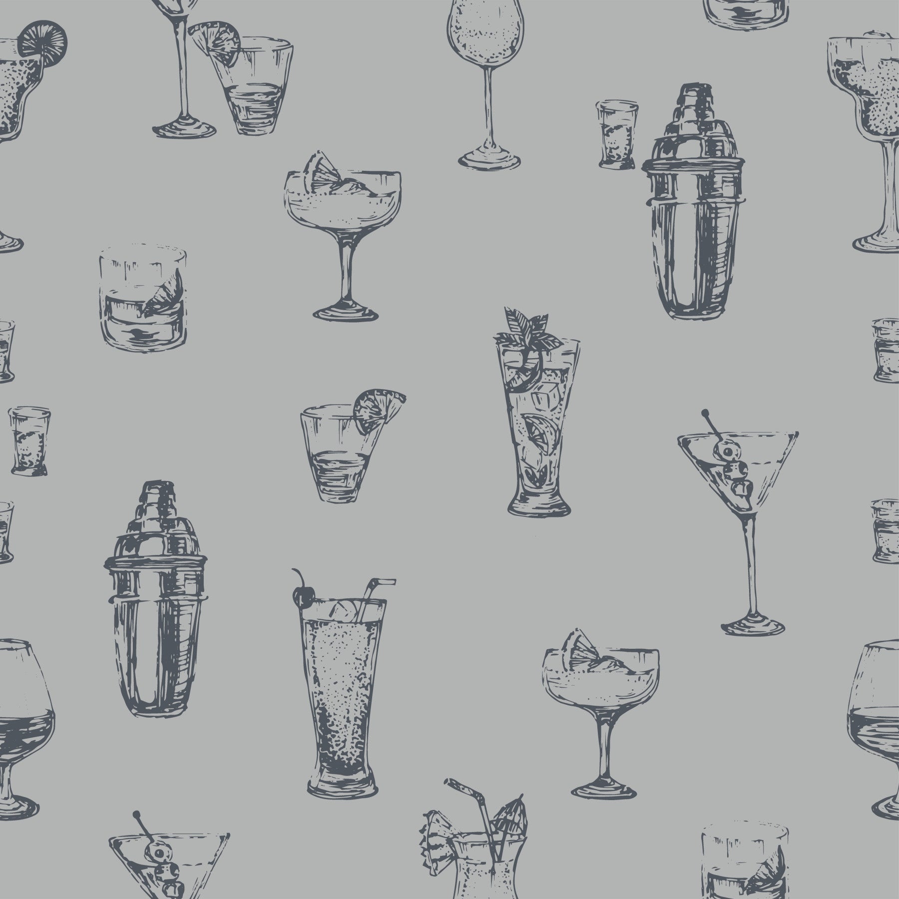 Hand-Drawn Spirits Wallpaper⁠