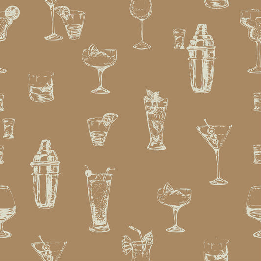 Cocktail Hour Chic Wallpaper⁠